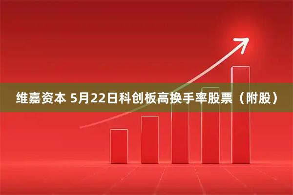维嘉资本 5月22日科创板高换手率股票（附股）